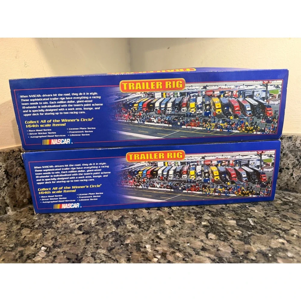 Winners Circle NASCAR Trailer Rig Dale Earnhardt Jr #3 Oreo #8 Black 1/64 Set